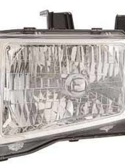 HO2518128C Driver Side Headlight Lens and Housing