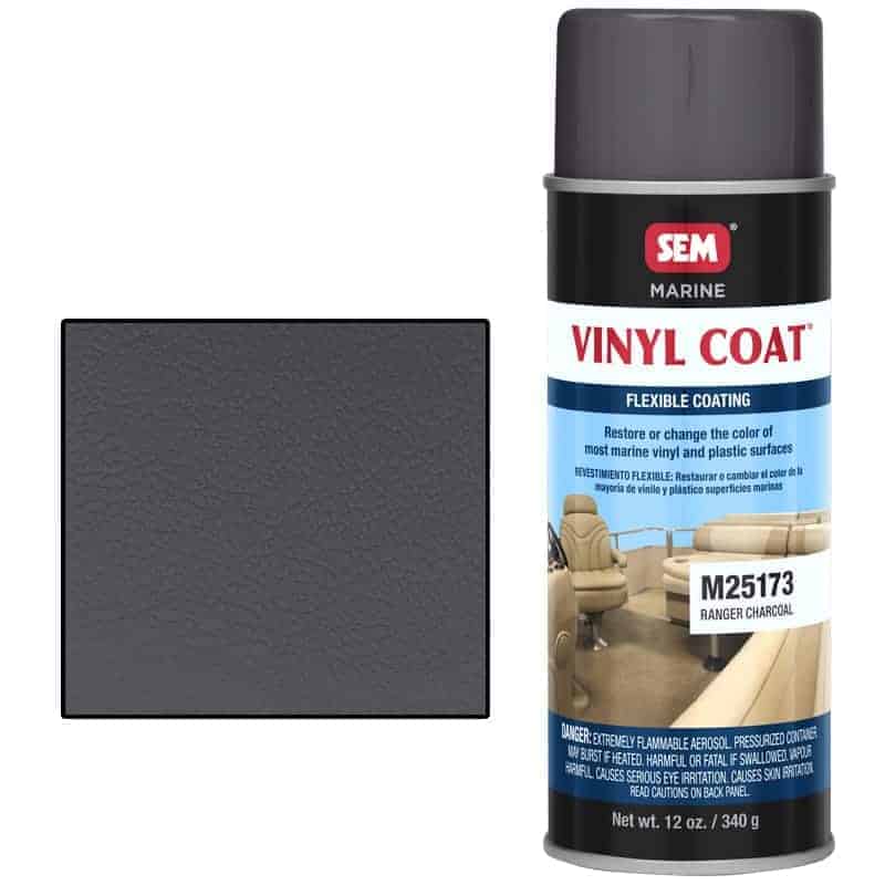 SEM Marine Vinyl Coat Ranger Charcoal Flexible Coating 25173 SEM Marine Vinyl Coat Ranger Charcoal Flexible Coating 25173