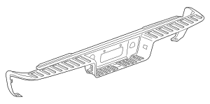 GM1191143 Rear Bumper Step Pad