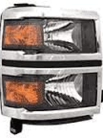 GM2502410C Front Light Headlight Assembly Composite