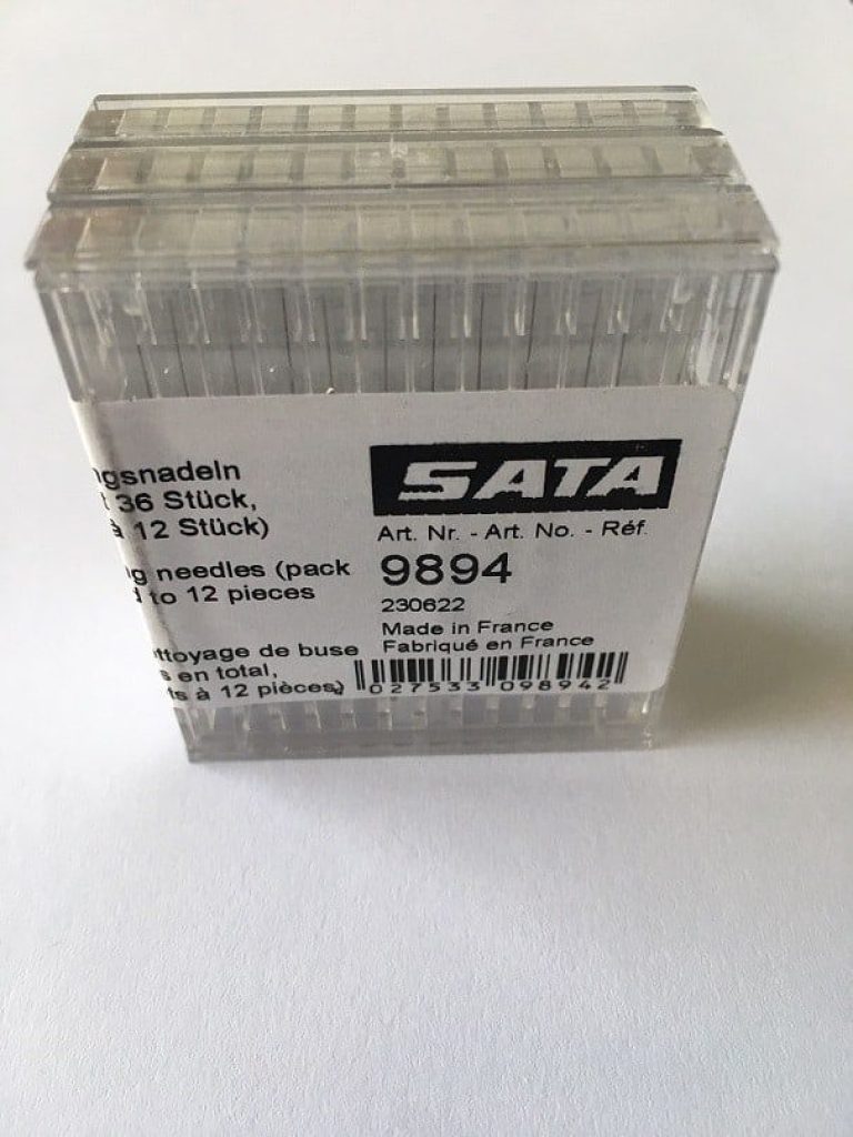 SATA Spray Gun Cleaning 9894  Nozzel Needles 12 Pack