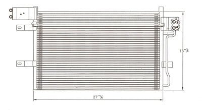 CND3678 A/C Condenser CND3678 A/C Condenser