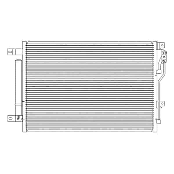 CH3115176 Cooling System Fan Radiator & Condenser Assembly CH3115176 Cooling System Fan Radiator & Condenser Assembly