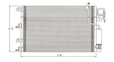 CNDDPI3672 A/C Condenser CNDDPI3672 A/C Condenser