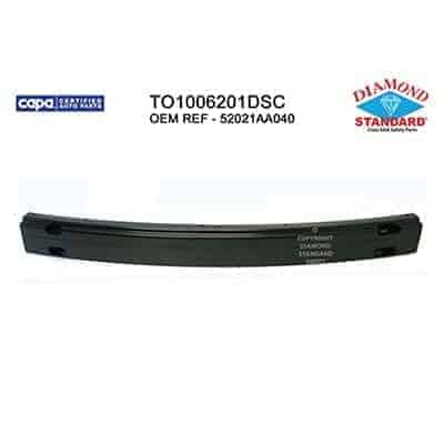 TO1006201DSC Front Bumper Impact Bar