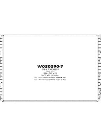 RAD13397 Cooling System Radiator