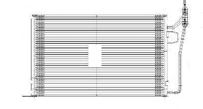 CND3786 A/C Condenser CND3786 A/C Condenser