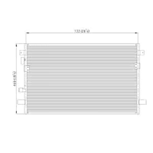 CNDDPI3287 A/C Condenser