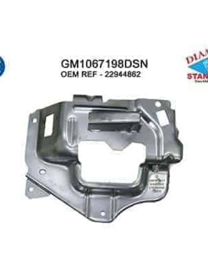 GM1067198C Front Bumper Bracket Mounting Passenger Side