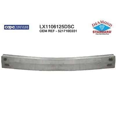 LX1106125DSC Rear Bumper Cover Rebar Reinforcement