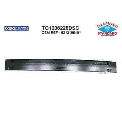 TO1006226DSC Front Bumper Impact Bar