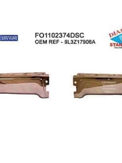 FO1102374DSC Rear Bumper Face Bar Kit