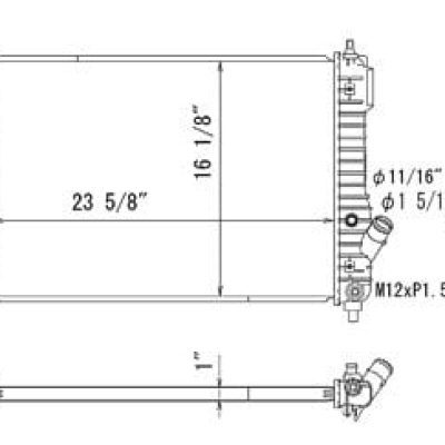 RAD13097 Cooling System Radiator