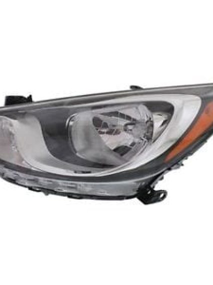 HY2502163C Driver Side Headlight Assembly