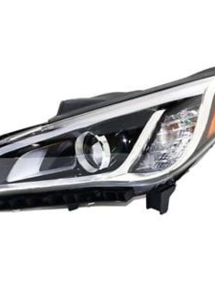 HY2502184C Driver Side Headlight Assembly