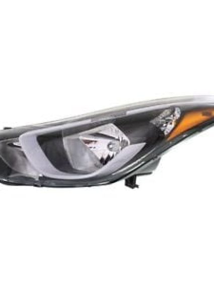 HY2502187C Driver Side Headlight Assembly