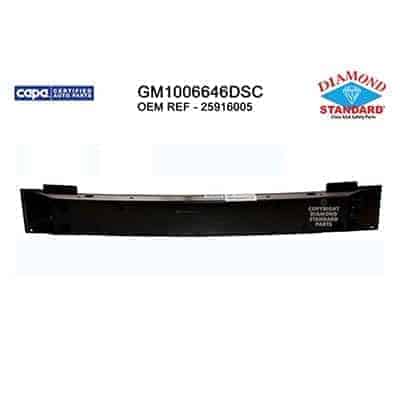 GM1006646DSC Front Bumper Impact Bar