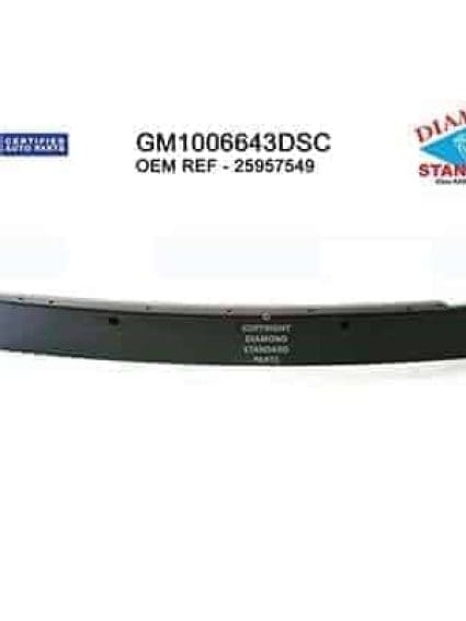 GM1006643DSC Front Bumper Impact Bar