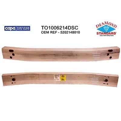 TO1006214DSC Front Bumper Impact Bar