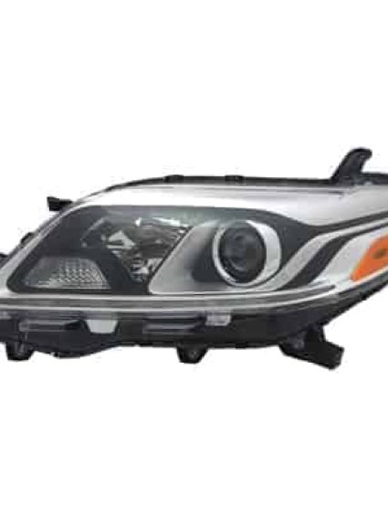 TO2502230C Driver Side Headlight Assembly