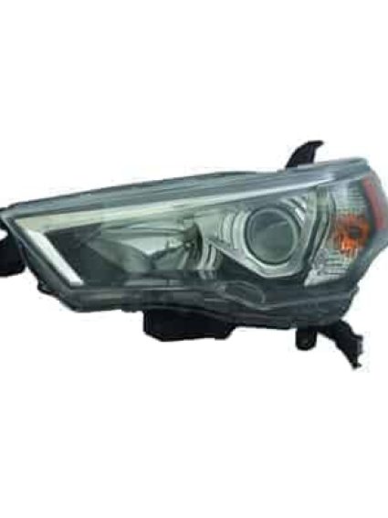 TO2518150C Driver Side Headlight Lens and Housing