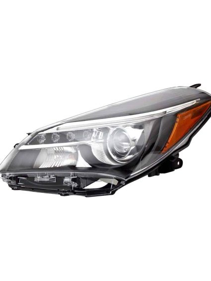 TO2518151C Driver Side Headlight Lens and Housing