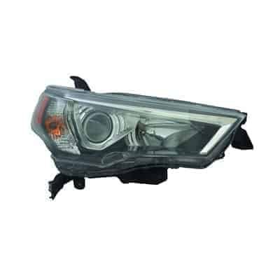 TO2519150C Passenger Side Headlight Lens and Housing