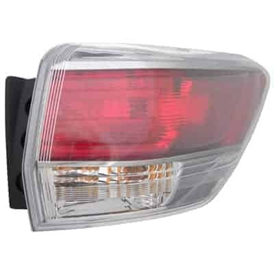 TO2805120C Passenger Side Outer Tail Light Assembly
