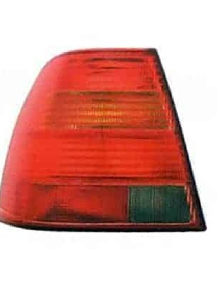 VW2818103 Driver Side Outer Tail Lamp Lens and Housing