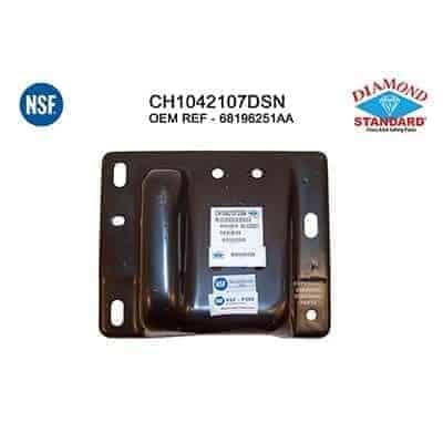 CH1042107DSC Driver Side Front Bumper Bracket Support