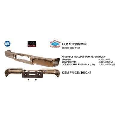 FO1103136DSC Rear Bumper Step Assembly FO1103136DSC Rear Bumper Step Assembly