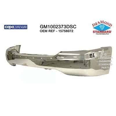 GM1002373DSC Front Bumper Face Bar
