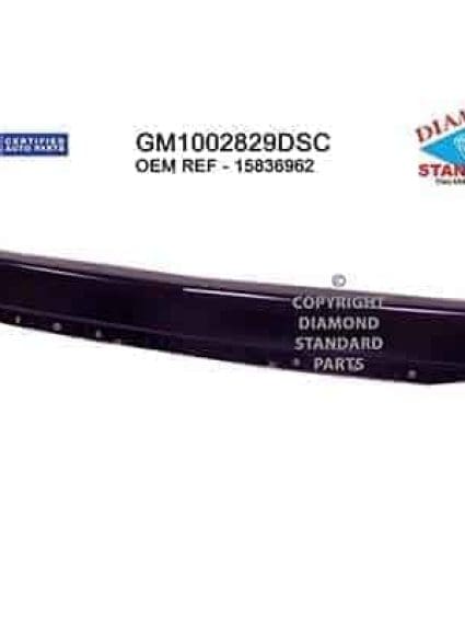 GM1002829DSC Front Bumper Face Bar