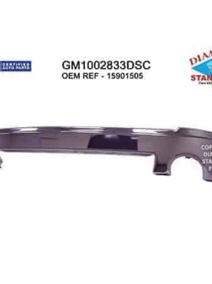 GM1002833DSC Front Bumper Face Bar