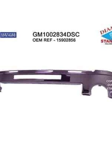 GM1002834DSC Front Bumper Face Bar