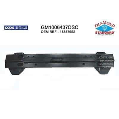 GM1006437DSC Front Bumper Impact Bar
