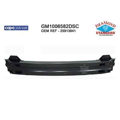 GM1006582DSC Front Bumper Impact Bar