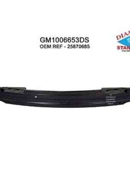 GM1006653DS Front Bumper Impact Bar