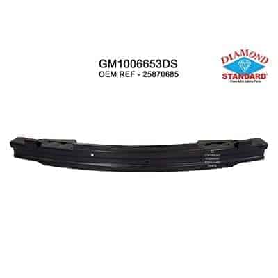 GM1006653DS Front Bumper Impact Bar GM1006653DS Front Bumper Impact Bar