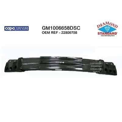GM1006658DSC Front Bumper Impact Bar