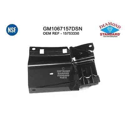 GM1067157C Front Bumper Bracket Mounting Passenger Side