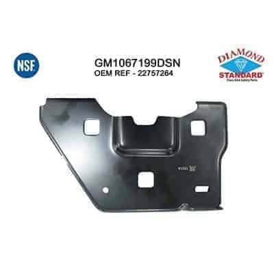 GM1067199C Front Bumper Bracket Mounting Passenger Side