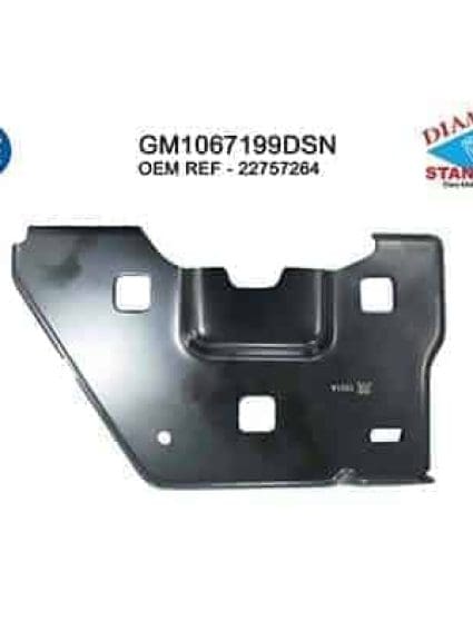 GM1067199C Front Bumper Bracket Mounting Passenger Side
