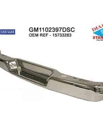 GM1102397DSC Rear Bumper Face Bar
