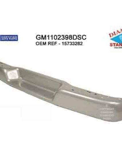 GM1102398DSC Rear Bumper Face Bar