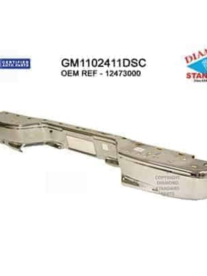 GM1102411DSC Rear Bumper Face Bar