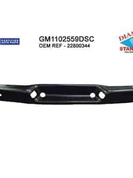 GM1102559DSC Rear Bumper Face Bar