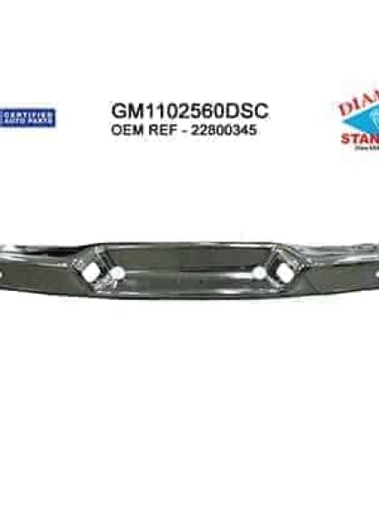 GM1102560DSC Rear Bumper Face Bar