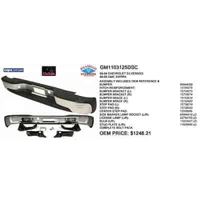 GM1103125DSC Rear Bumper Assembly