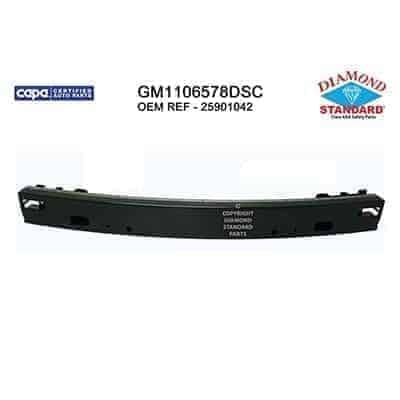 GM1106578DSC Rear Bumper Cover Rebar Reinforcement